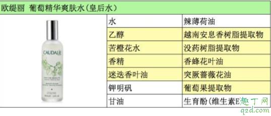 欧丽缇皇后水好用吗 欧丽缇皇后水使用成分有什么3